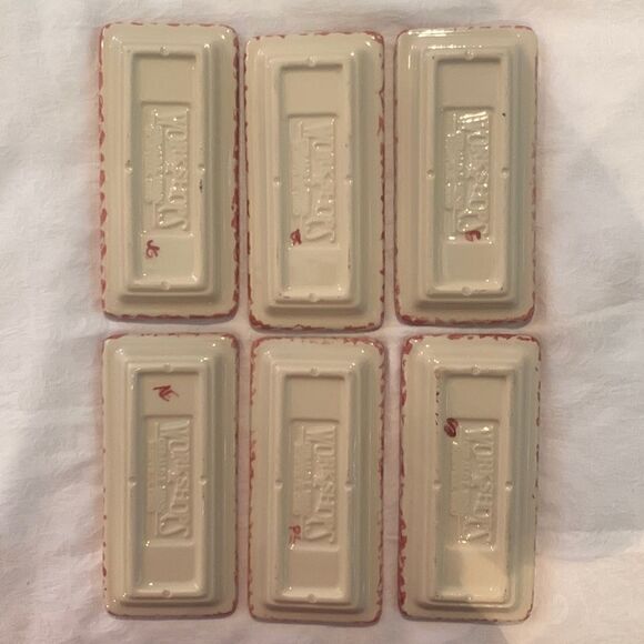 Henn Pottery Butter Dish Spongeware Pink Vintage - Picture 2 of 9